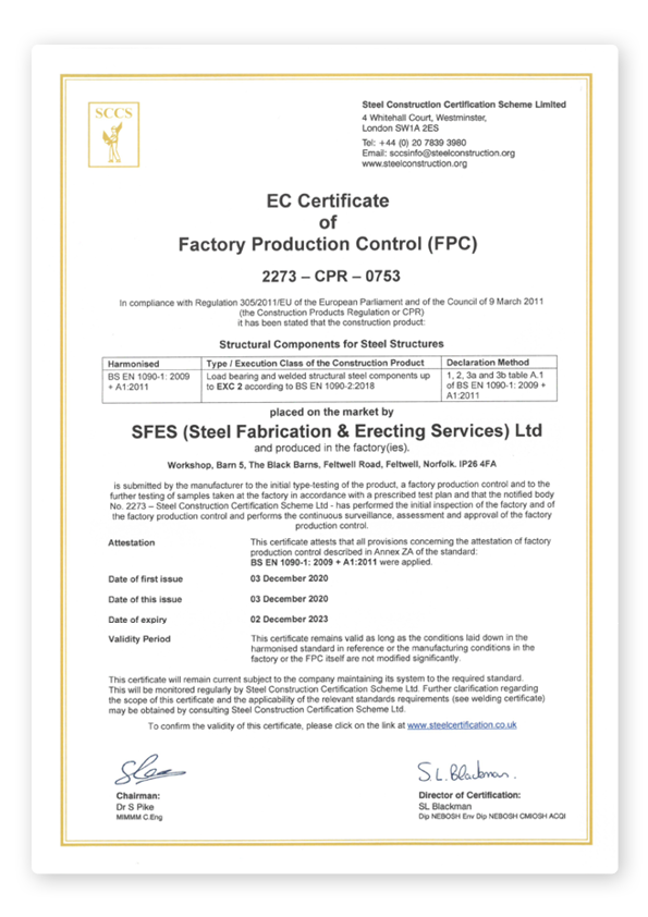 SFES_Certificate SFES FPC Certs
